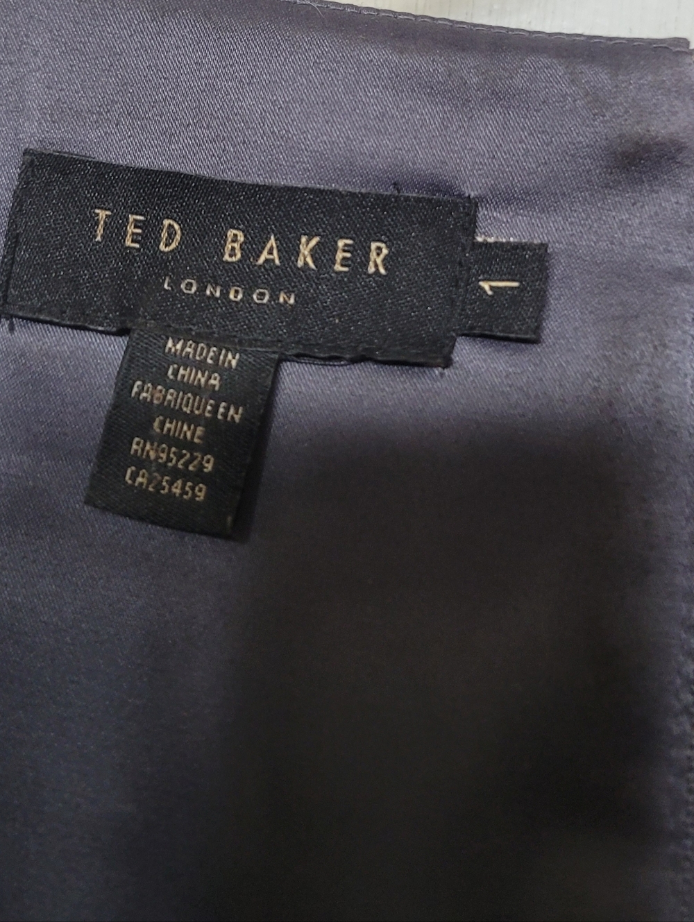 Ted Baker Gray Floral-Print Sheath Dress with Belt - Picture 6 of 9